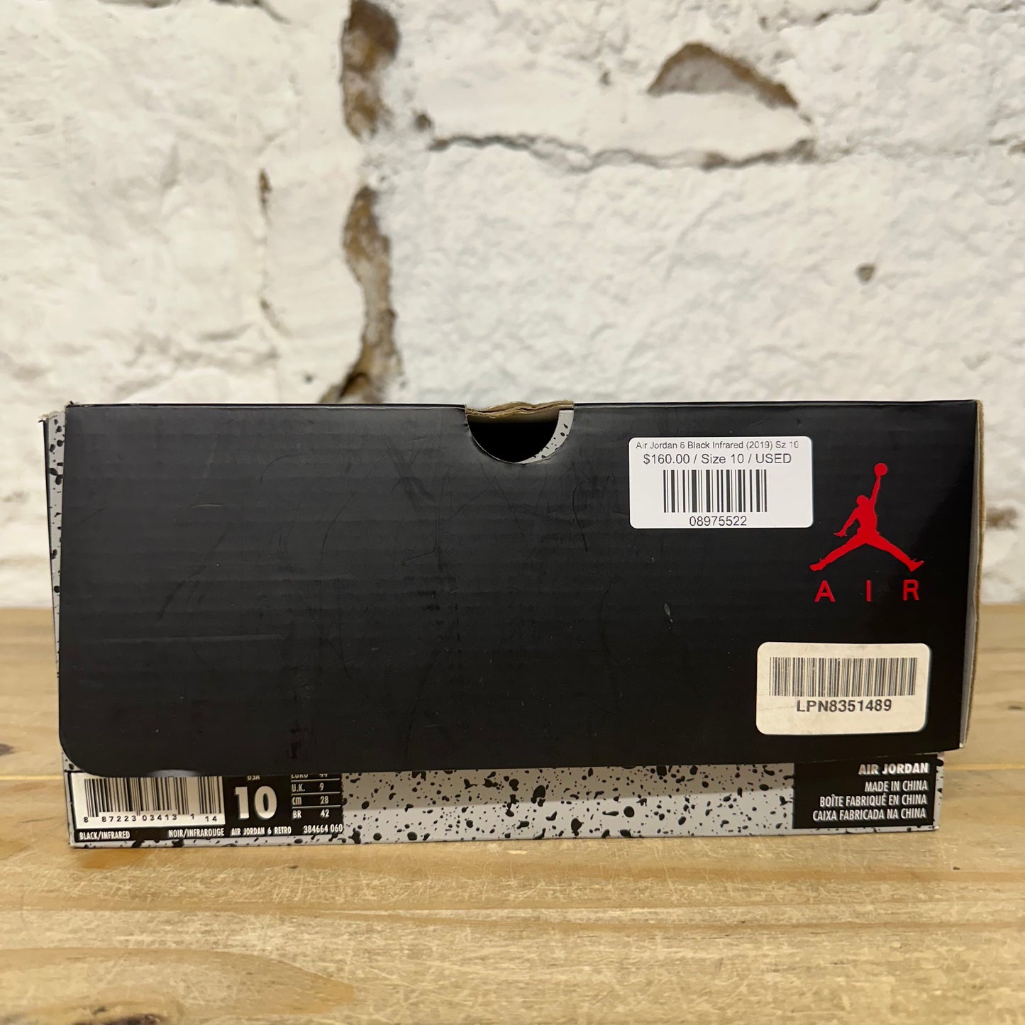 Air Jordan 6 Black Infrared (2019) Sz 10