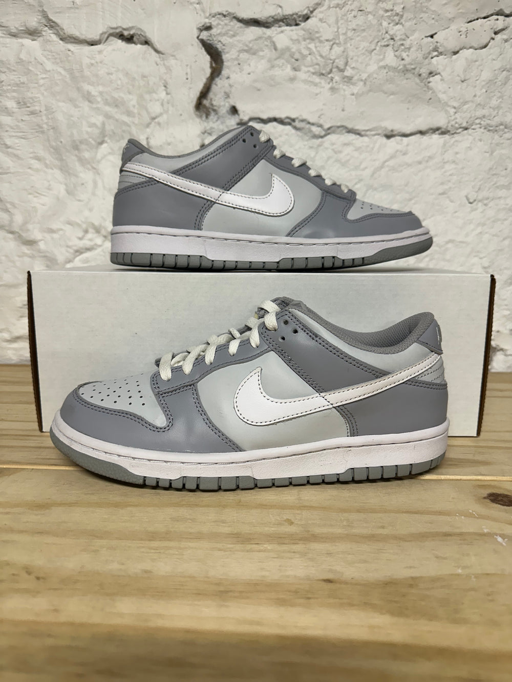 Nike Dunk Low Pure Platinum Sz 7Y