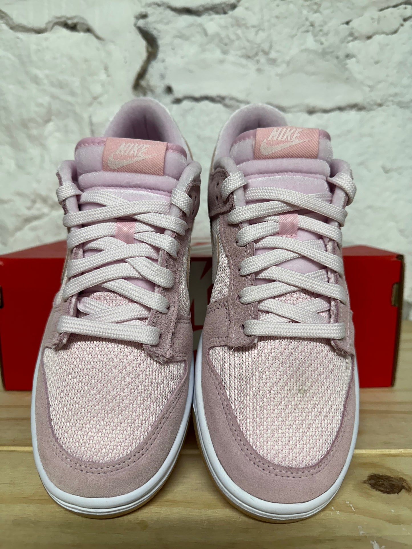 Nike Dunk Low Teddy Bear Soft Pink Sz 6 (7.5W) DS