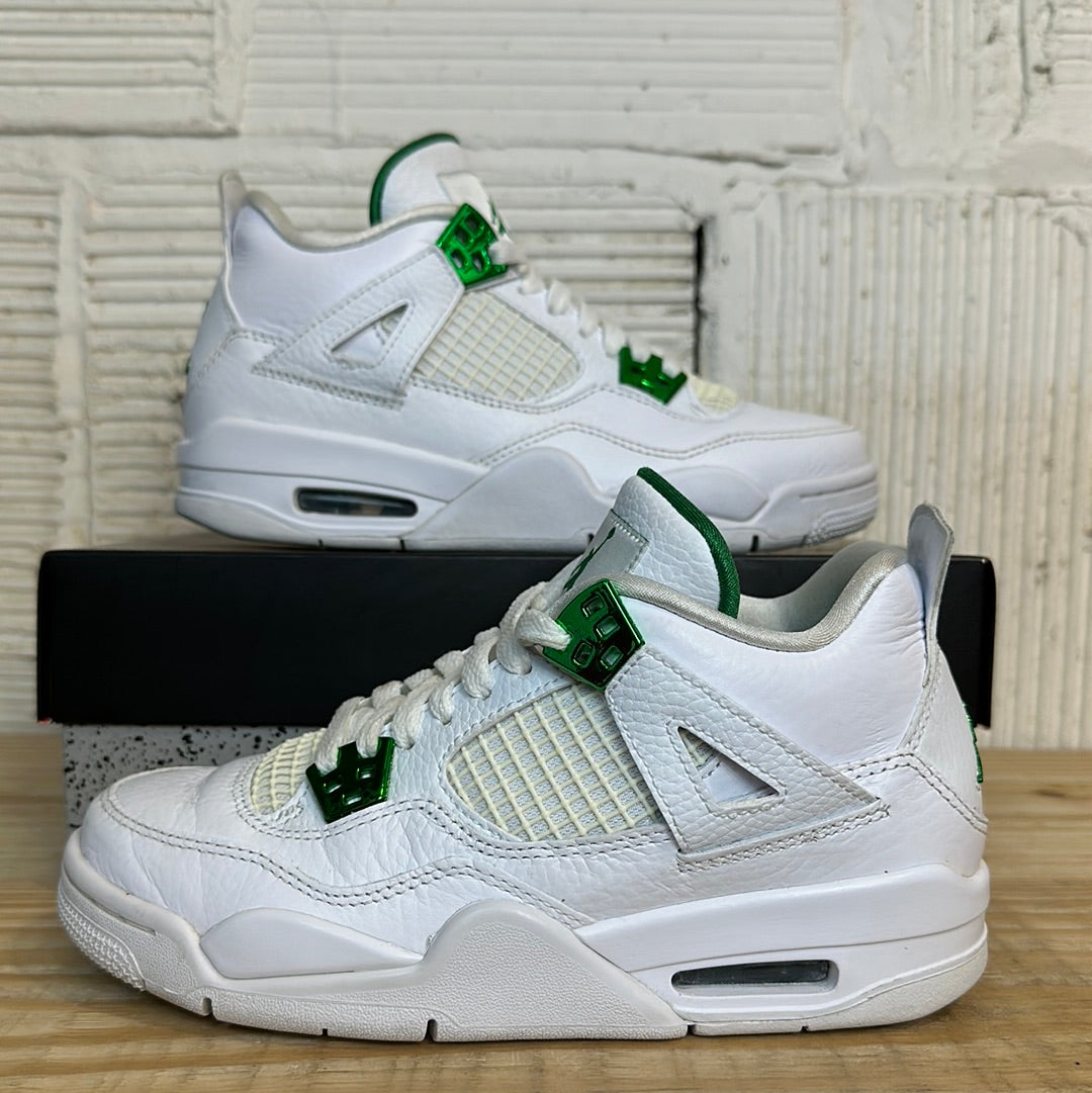 Air Jordan 4 Metallic Green Sz 5Y