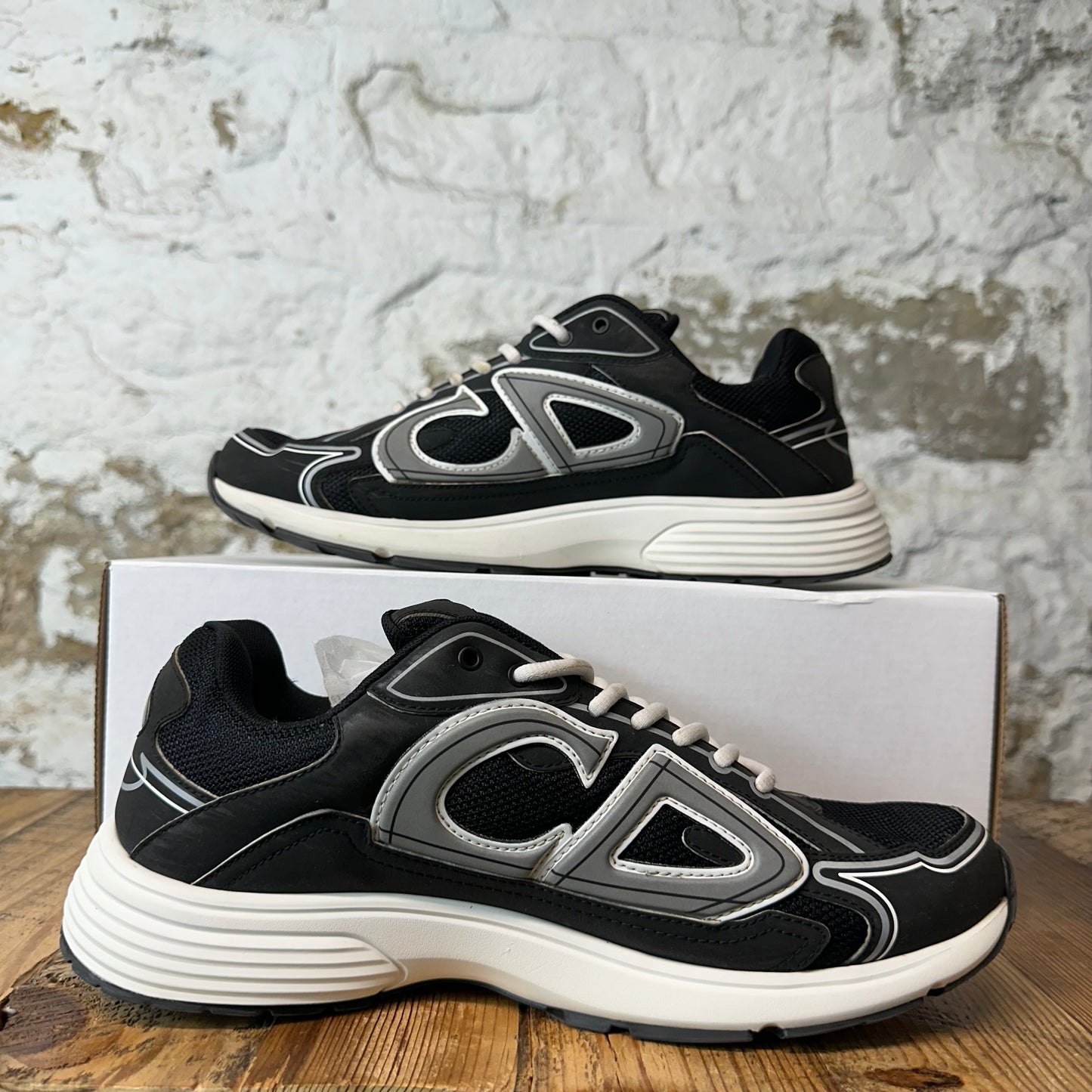 Dior B30 Black Grey White Sneaker Sz 10 (43)
