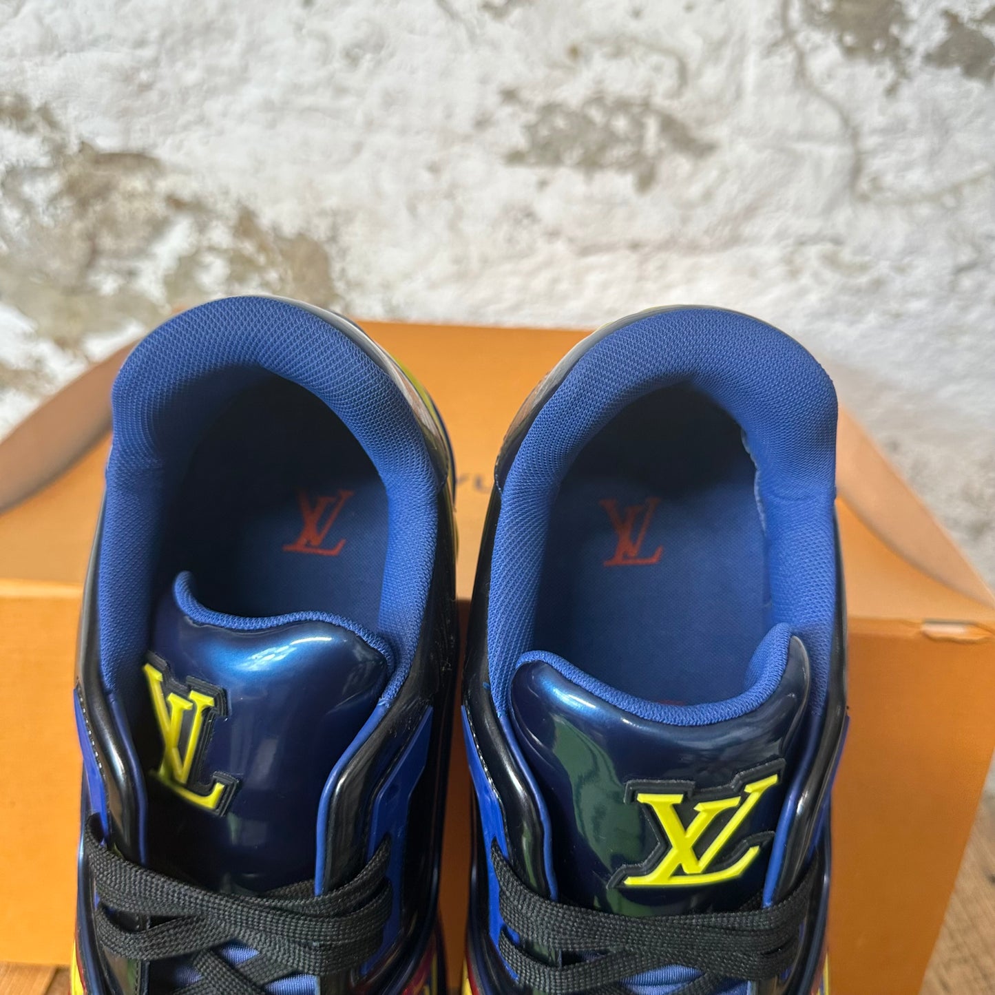 Louis Vuitton Marine Patent Trainer Sneaker Sz 11 (9.5LV)