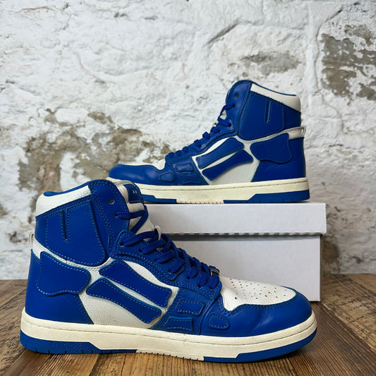 Amiri High Blue Skeleton White Blue Sneaker Sz 9 (42)