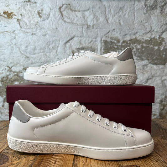 Gucci Perforated GG Logo White Ace Sneaker Sz 11.5 DS