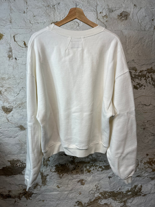 Rhude Sailboat Crewneck White Sz S
