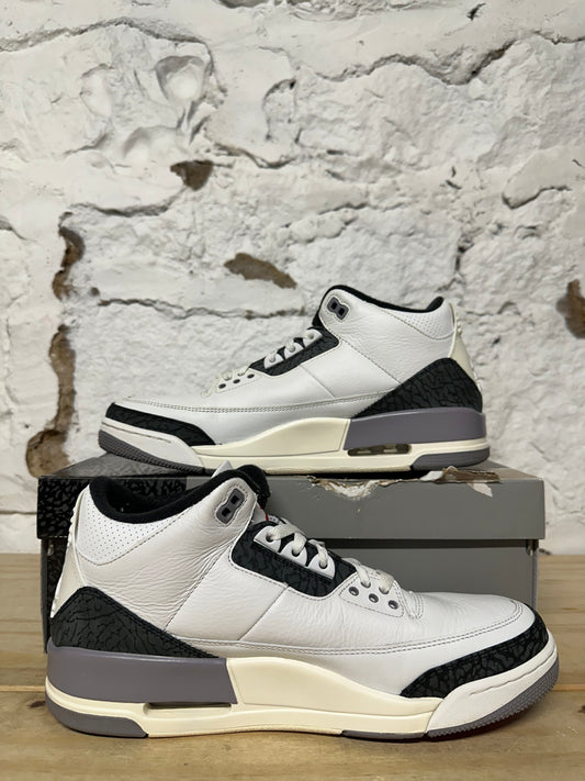 Air Jordan 3 Cement Grey Sz 10.5