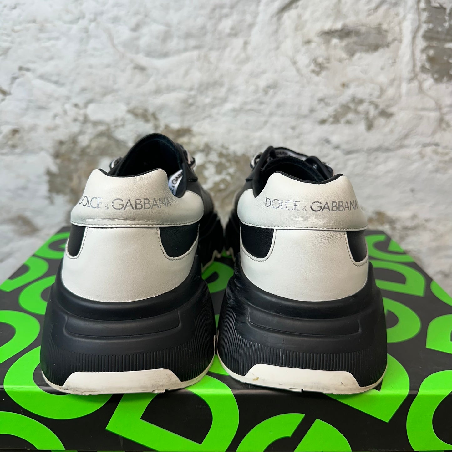 Dolce & Gabbana Black White Daymaster Sneaker Sz 10 (43)