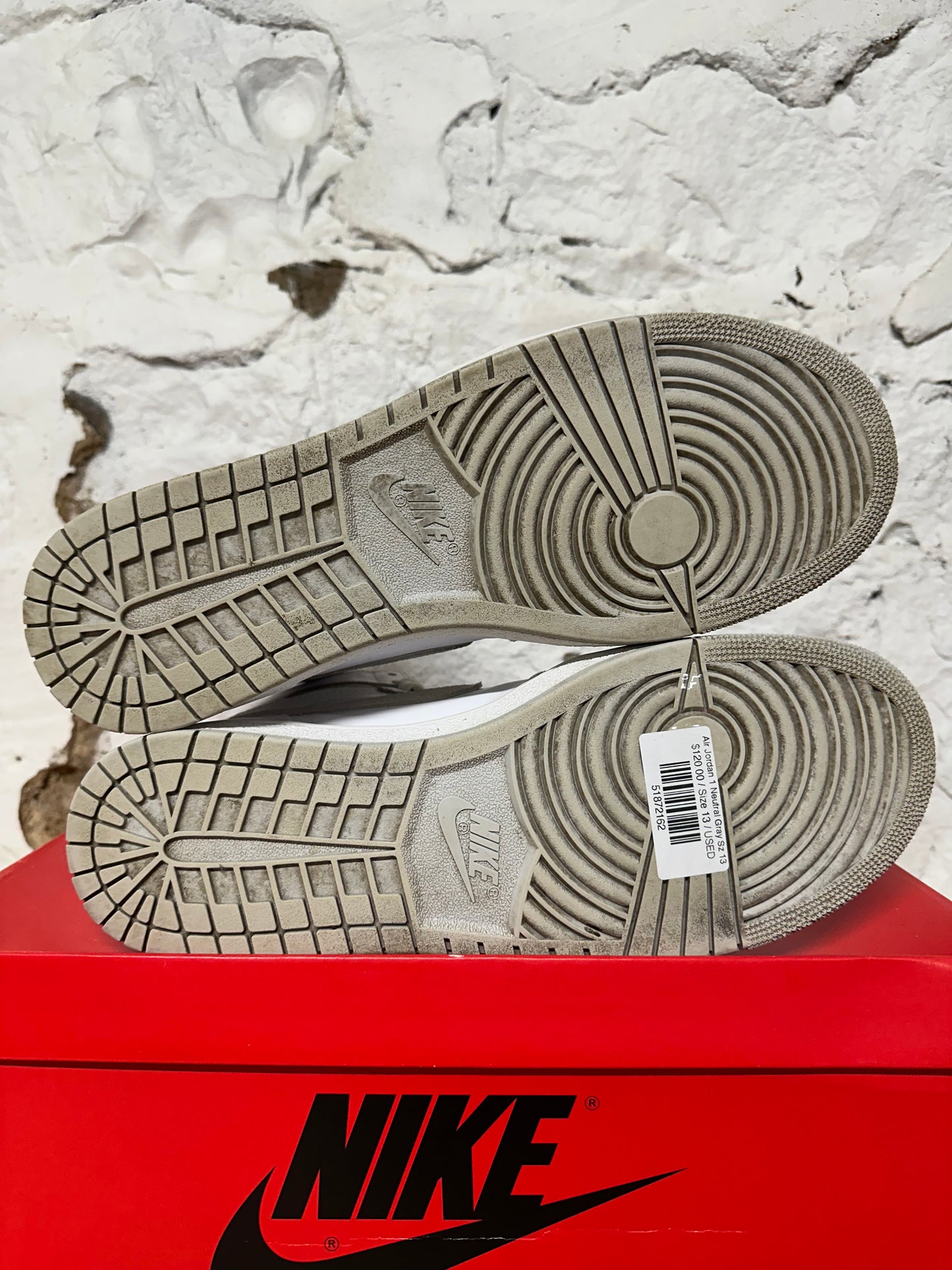 Air Jordan 1 High '85 Neutral Grey Sz 13