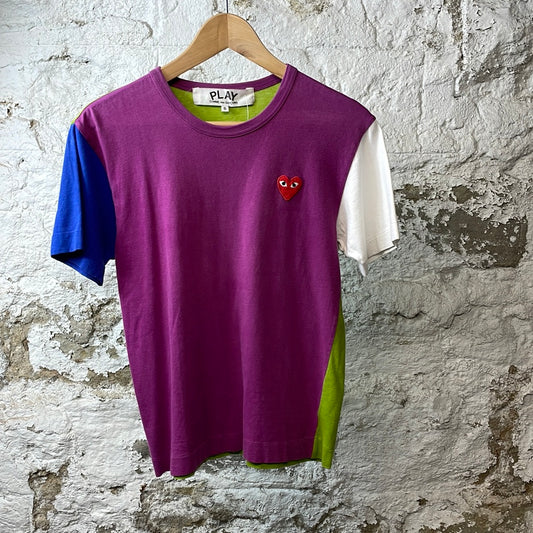 CDG Multi Color T-shirt Sz S