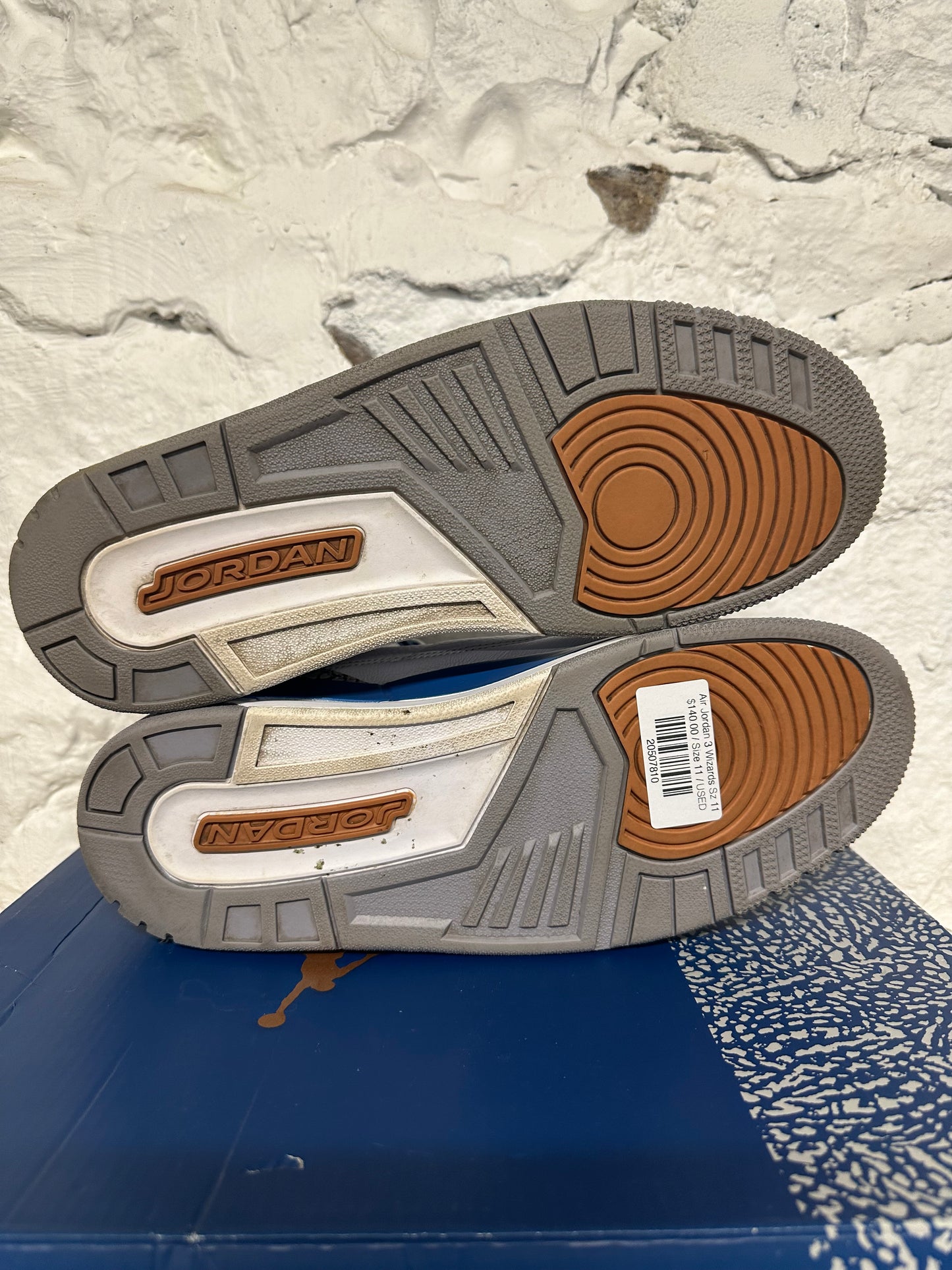 Air Jordan 3 Wizards Sz 11