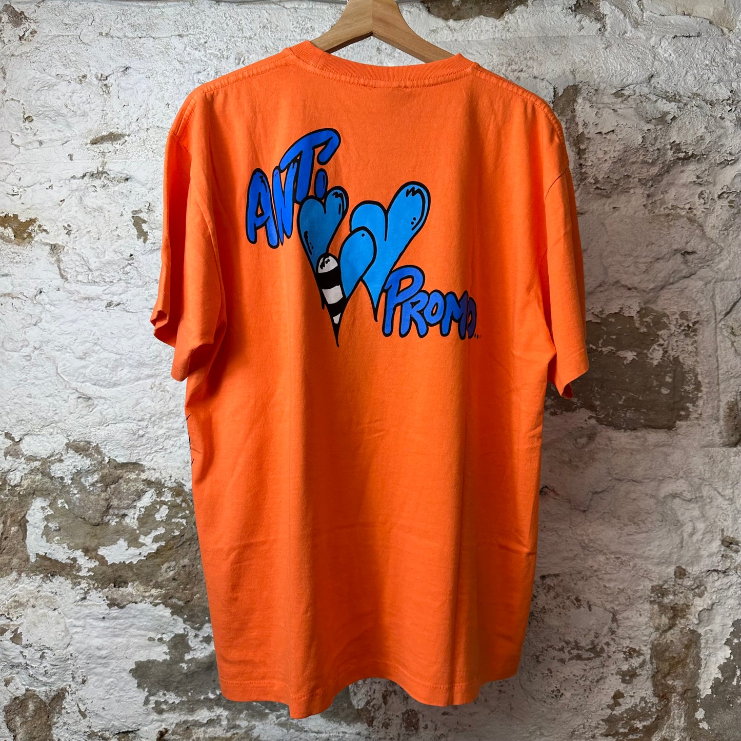 Matty Boy Anti Promo Flame Orange T-Shirt Sz M DS