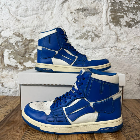 Amiri Blue Skeleton High White Sneaker Sz 8 (41) No Box