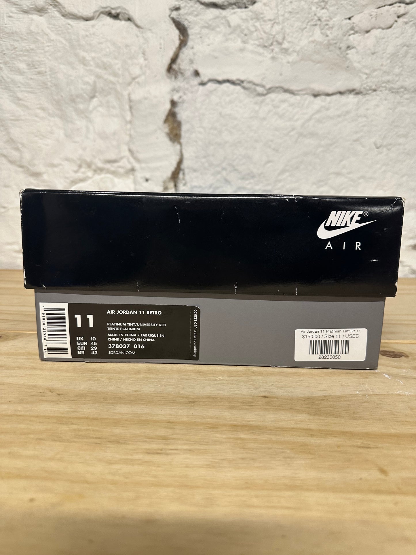 Air Jordan 11 High Platinum Tint Sz 11