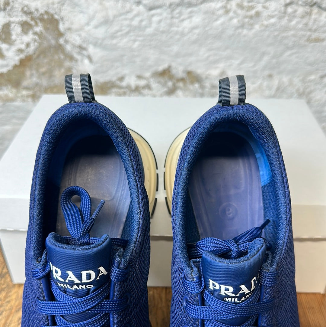 Prada Blue Trainer Sz 6 No Box