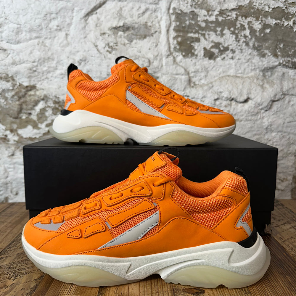 Amiri Orange Bone Runner Sneaker Sz 12 (45) DS
