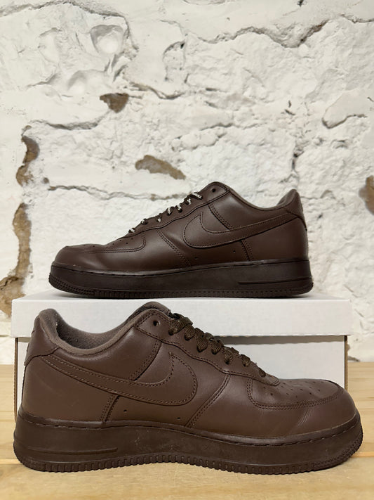 Nike Air Force 1 Low Supreme Baroque Brown Sz 10