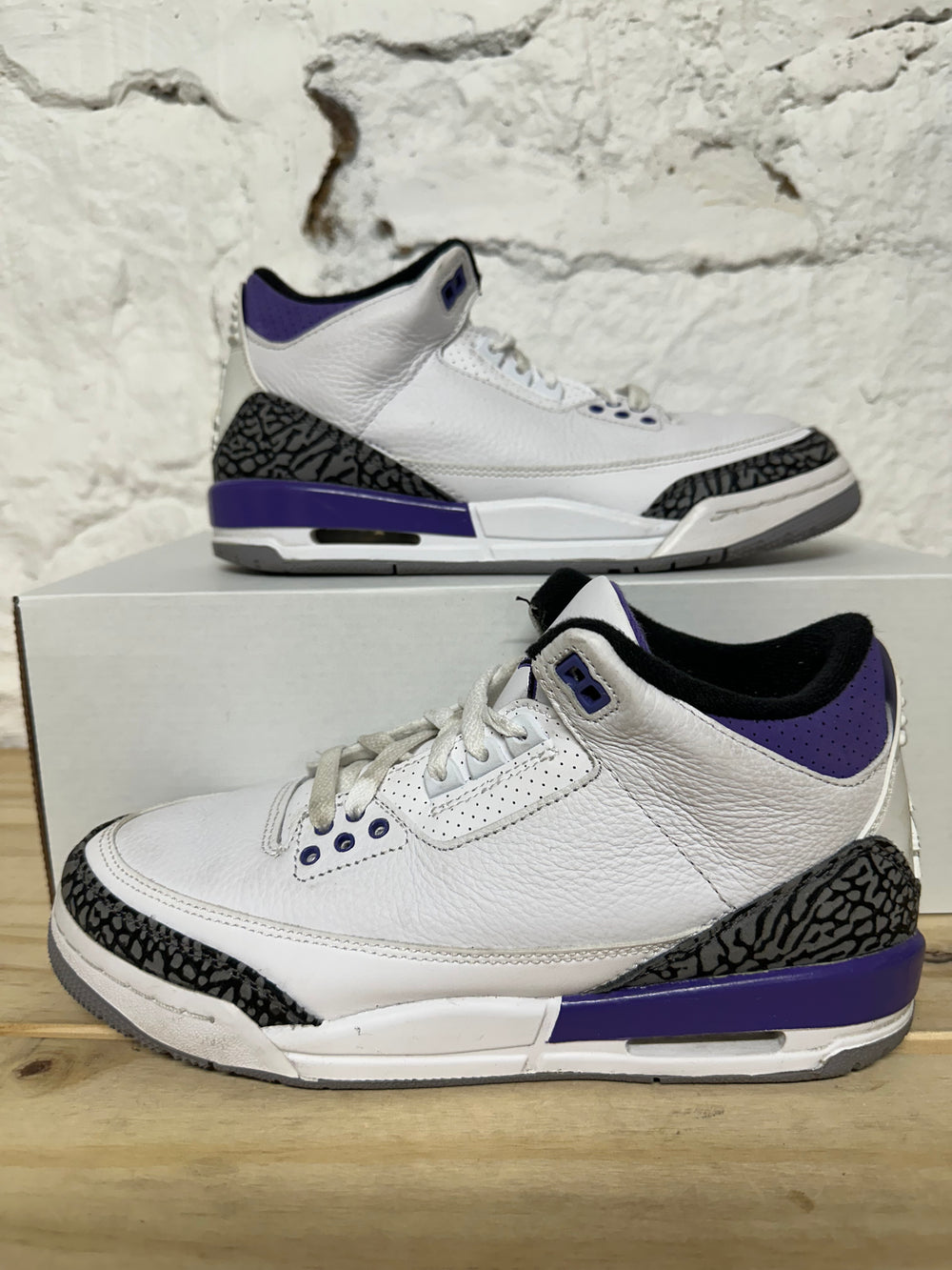 Air Jordan 3 Dark Iris Sz 7Y