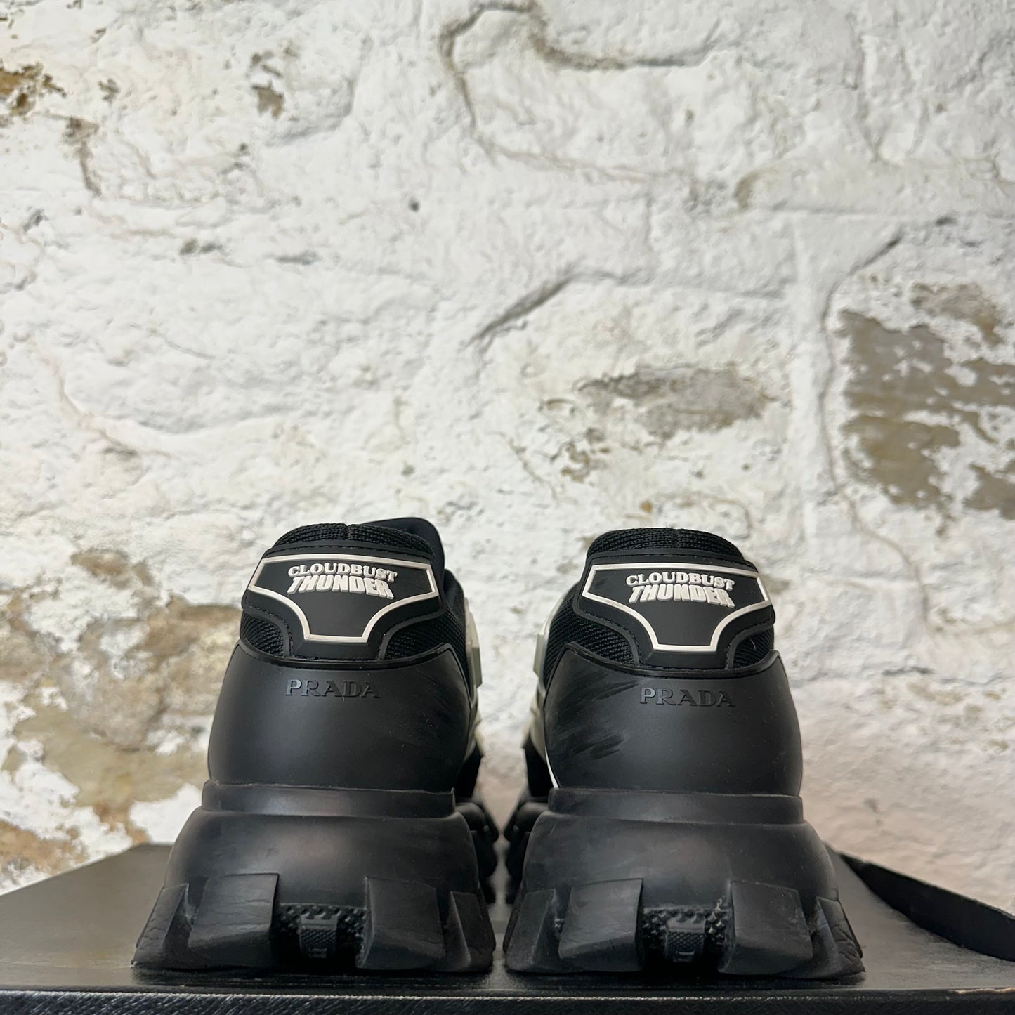 Prada Cloudbust Thunder Black White Sneaker Sz 11