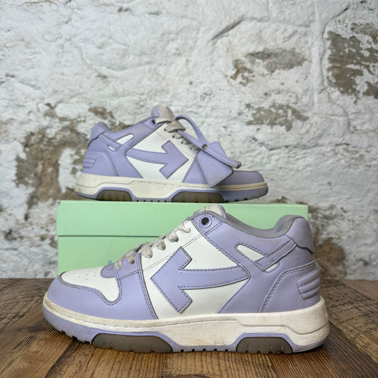 Off White Out Of Office Lavender White Sneaker Sz 6.5 (39)