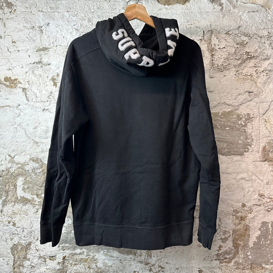 Supreme Pandeled Hooded Spellout Black Hoodie Sz M