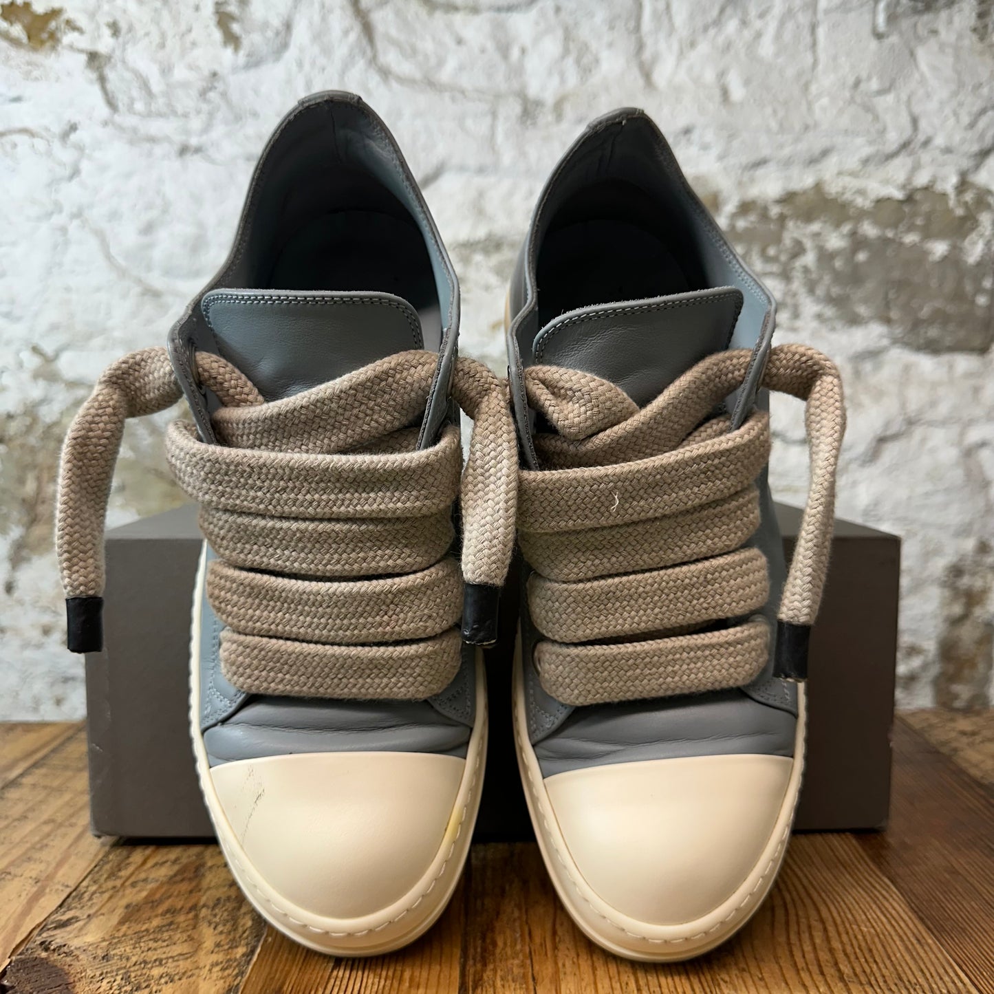 Rick Owens Jumbo Lace Pale Blue Milk Sneaker Sz 9 (42)