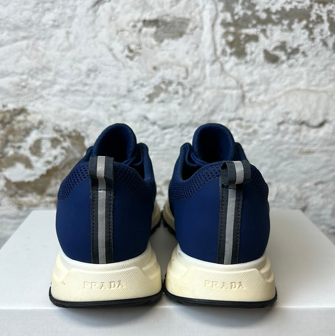 Prada Blue Trainer Sz 6 No Box