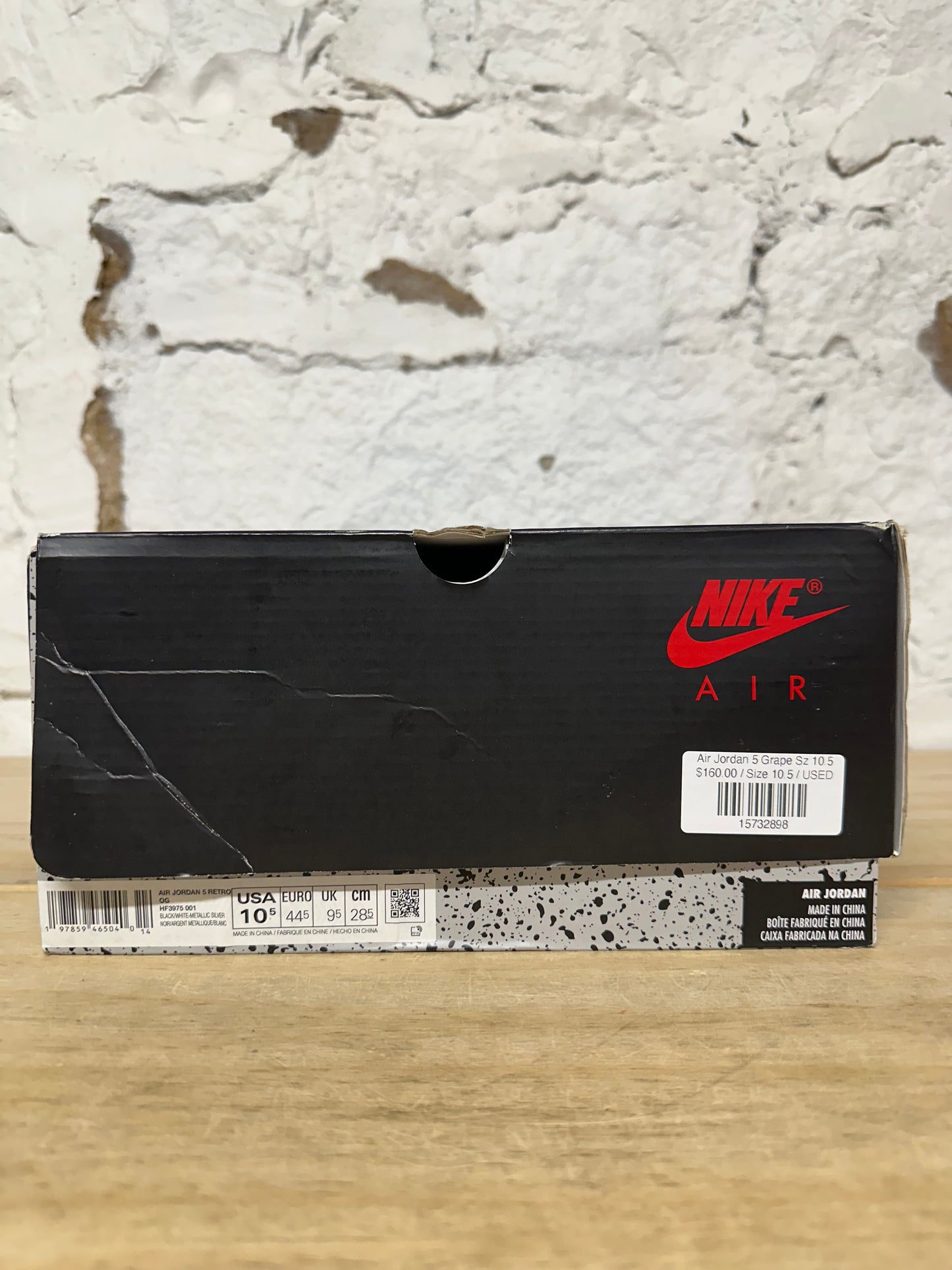 Air Jordan 5 Grape Sz 10.5