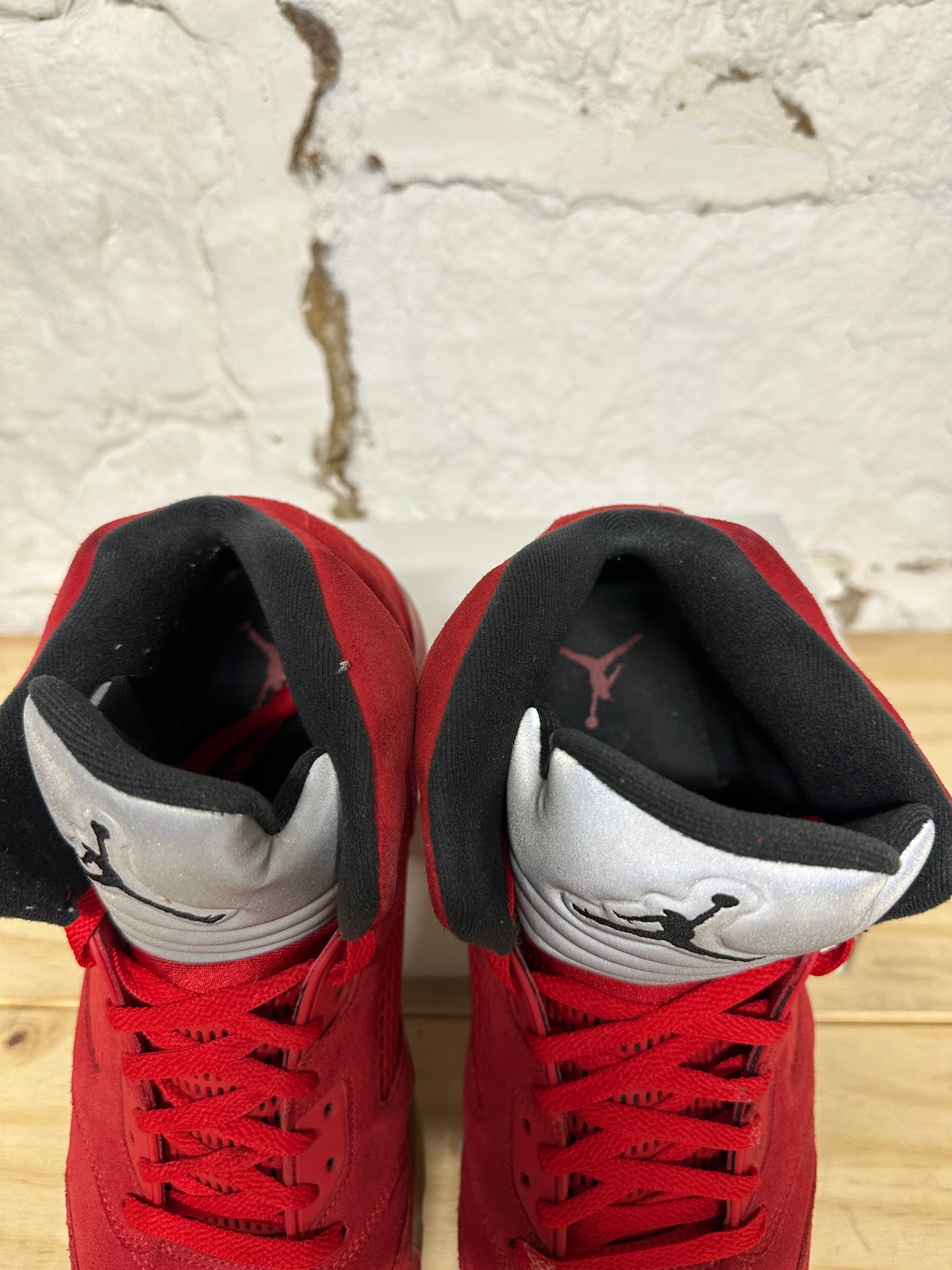 Air Jordan 5 Red Suede Sz 14