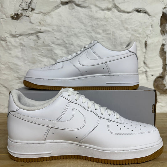 Nike Air Force 1 Low White Gum Sz 10.5 DS