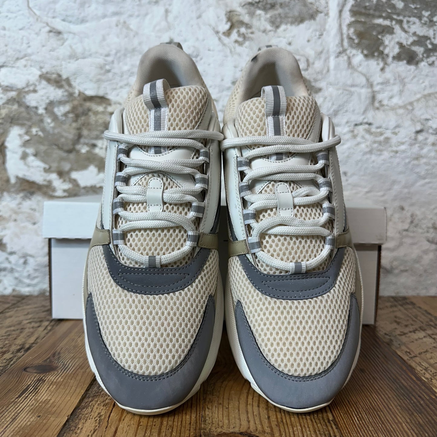 DIor B22 White Grey Beige Sneaker Sz 12 (45)