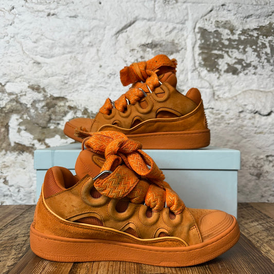 Lanvin Curb Orange Sneaker Sz 8 (41)