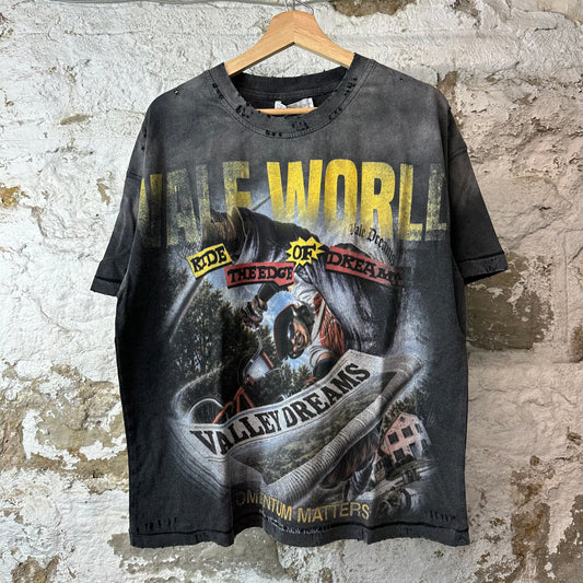 Vale Newspaper Black T-Shirt