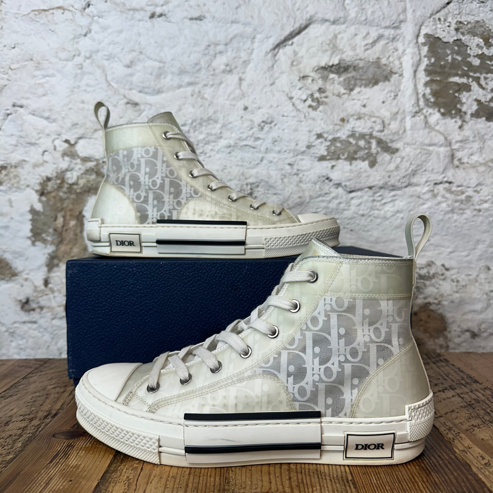 Dior B23 High Cream White Sneaker Sz 8 (41)