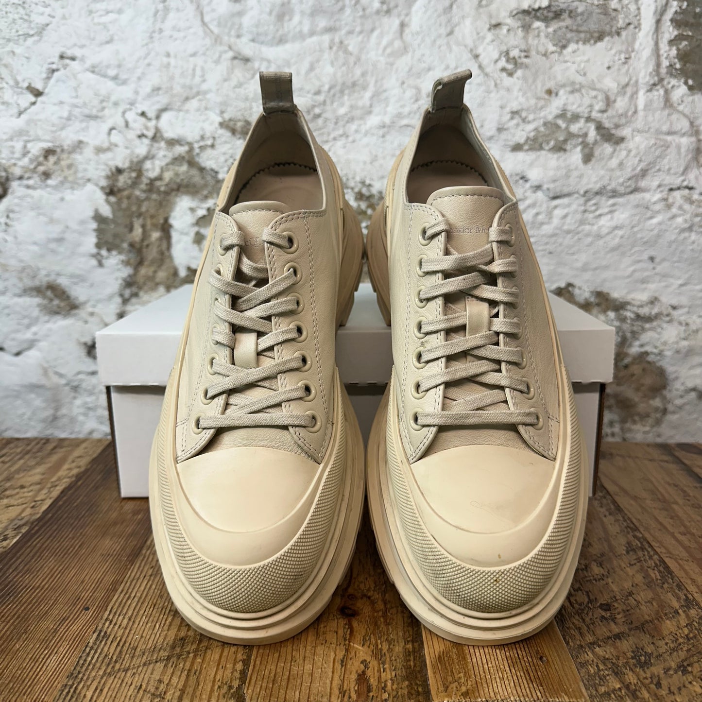 Alexander Mcqueen Tan Tread Boot Low Sz 11 (44) No Box