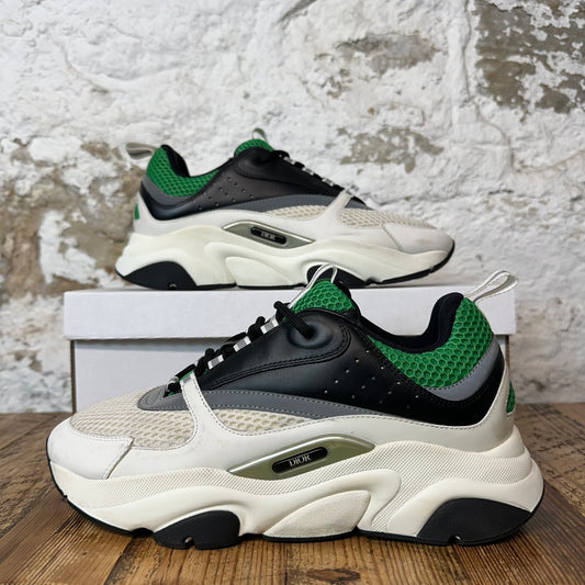 Dior B22 Green Black White Sneaker Sz 9 (42)