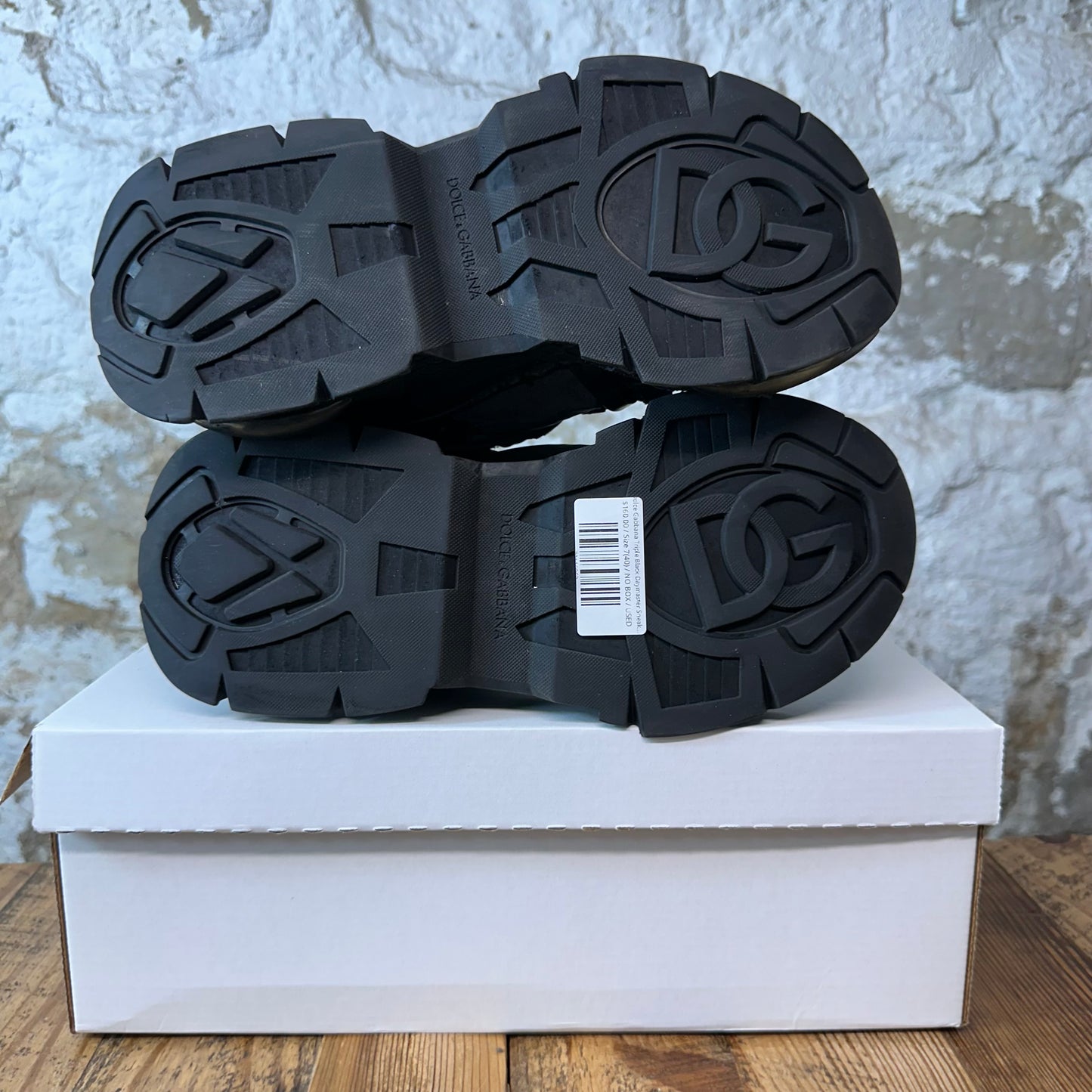 Dolce Gabbana Triple Black Daymaster Sneaker Sz 7 (40)