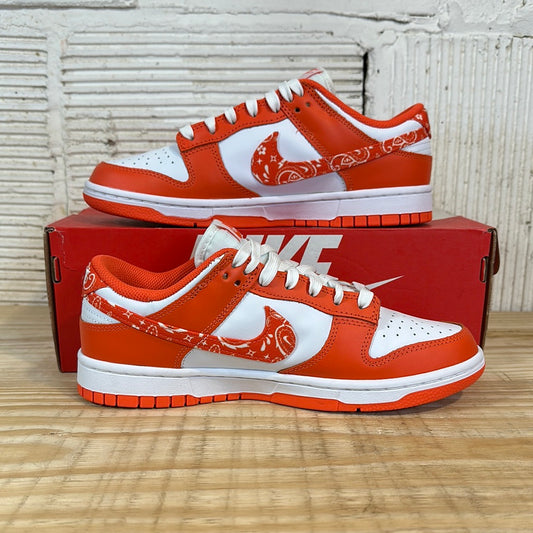 Nike Dunk Low Essential Paisley Pack Orange Sz 7.5(9W)