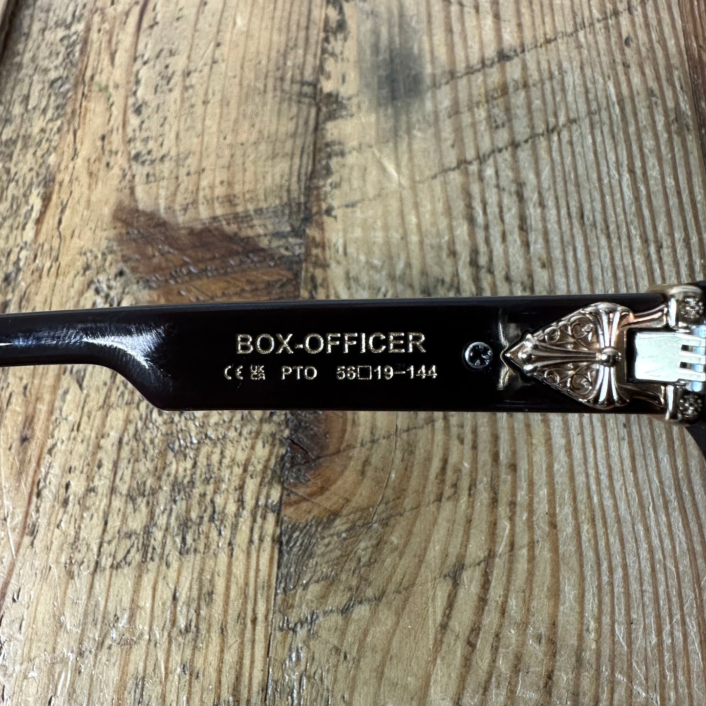 Chrome Hearts Box Officer Sunglasses W/ Case