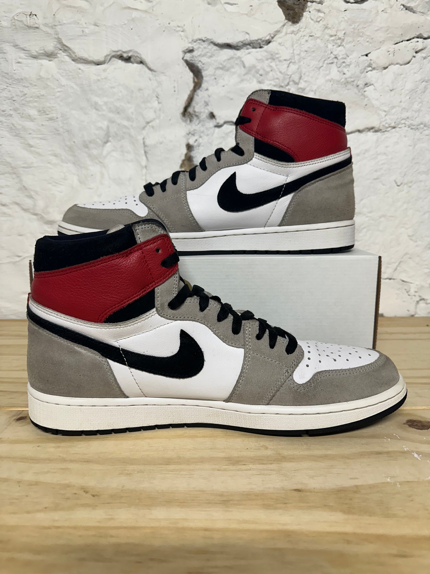 AIr Jordan 1 High Light Smoke Grey Sz 13