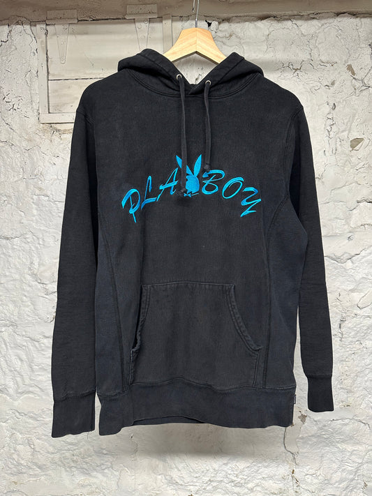 Supreme Playboy Black Blue Hoodie Sz M