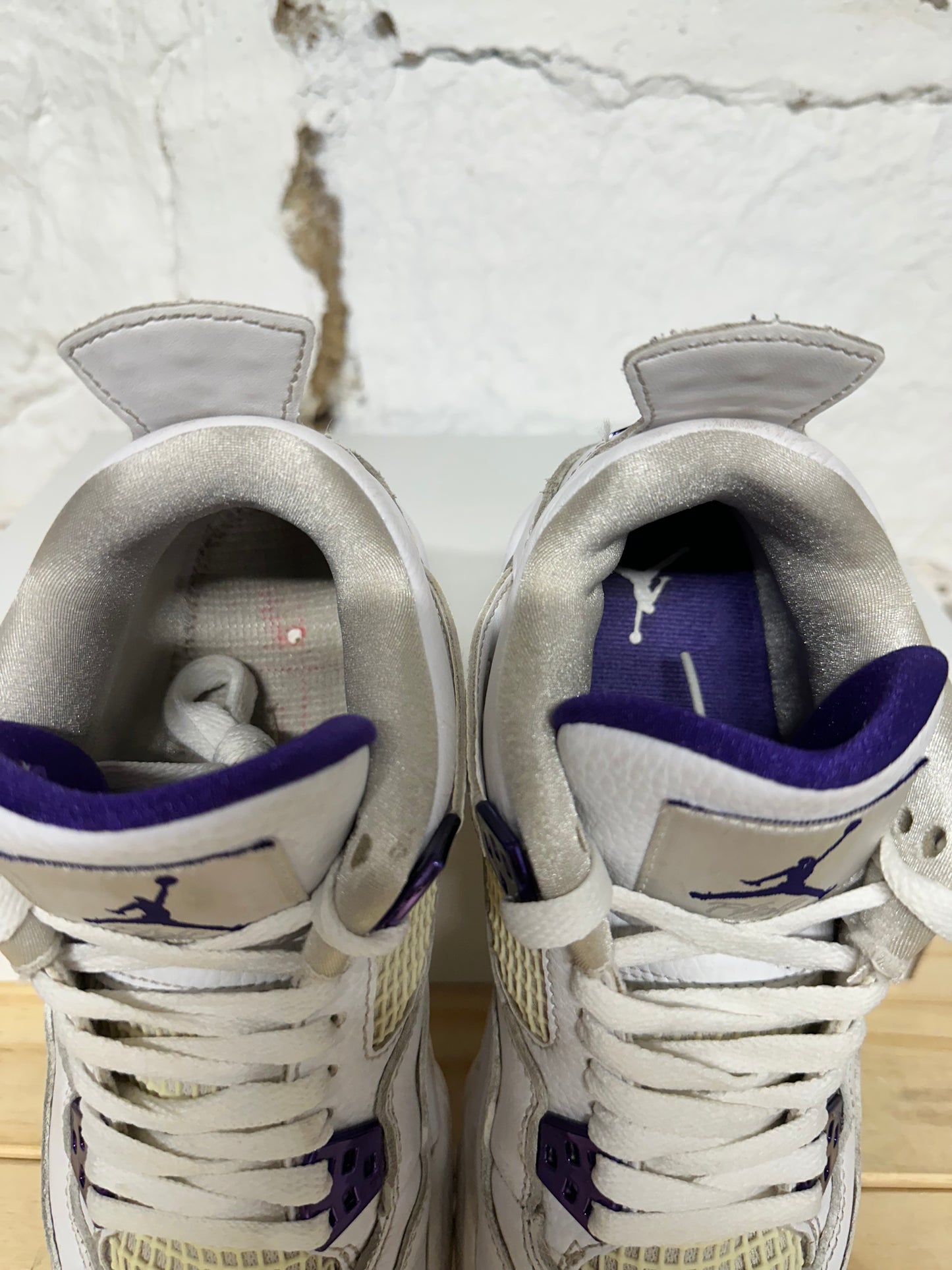 Air Jordan 4 Metallic Purple Sz 6Y