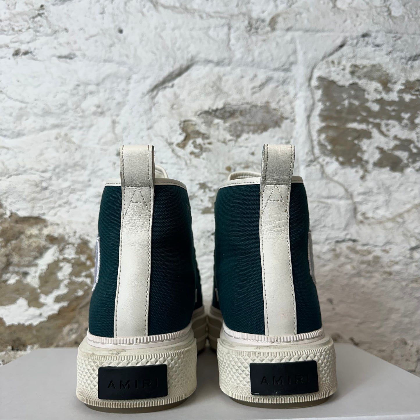 Amiri High White AM Forest Green White Sneaker Sz 8 (41)