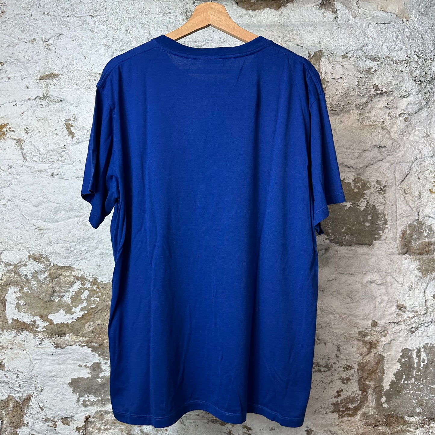 Celine Triomphe Logo Blue T-Shirt Sz L