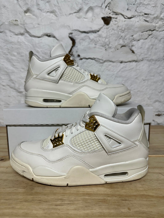 Air Jordan 4 Metallic Gold Sz 9 (10.5W)