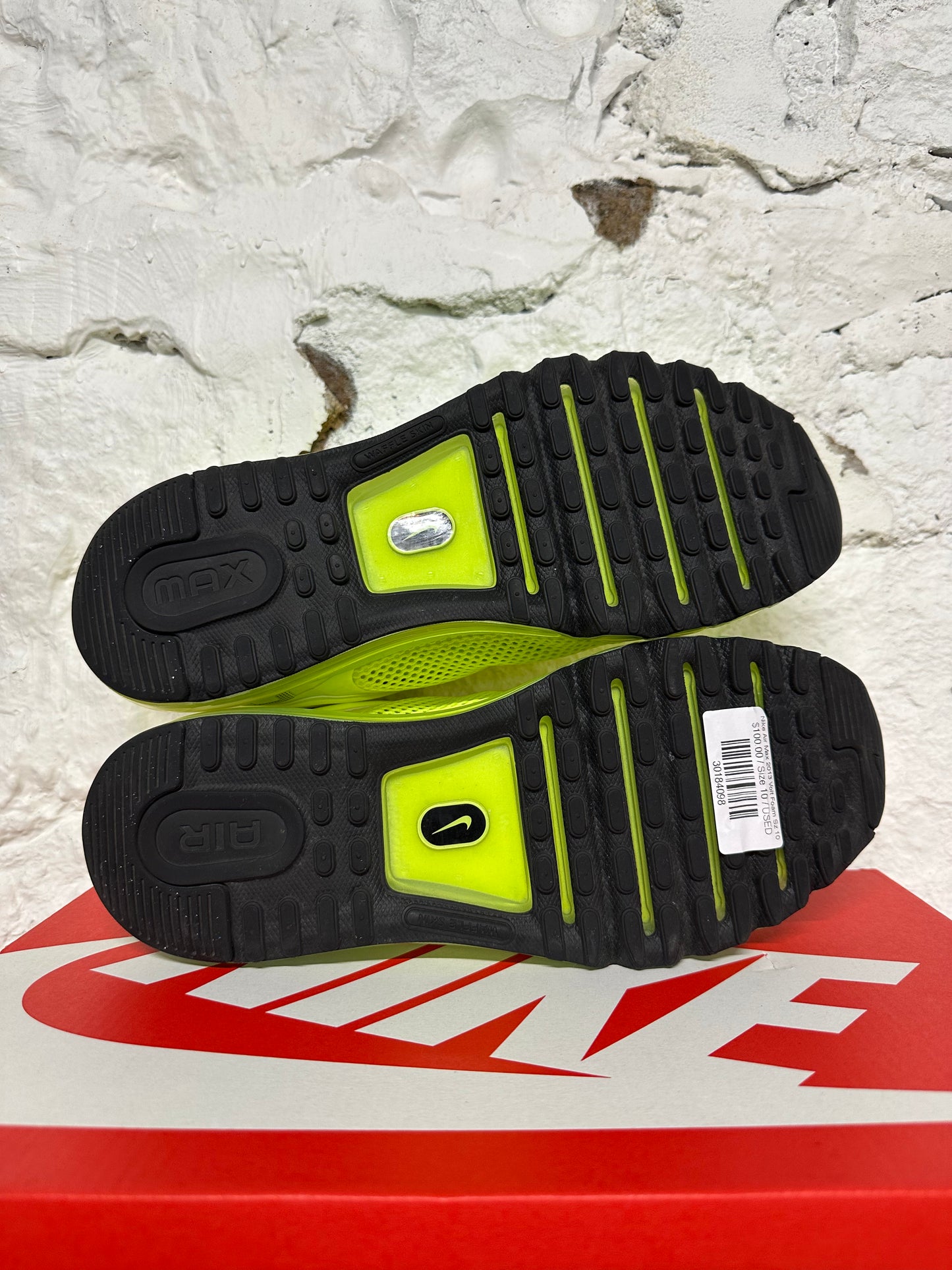 Nike Air Max 2013 Volt Foam Sz 10