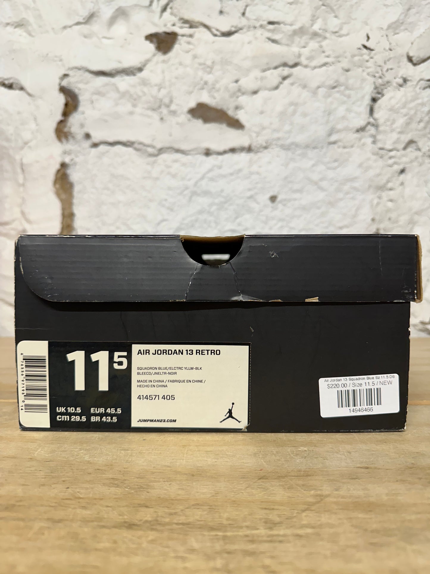 Air Jordan 13 Squadron Blue Sz 11.5 DS