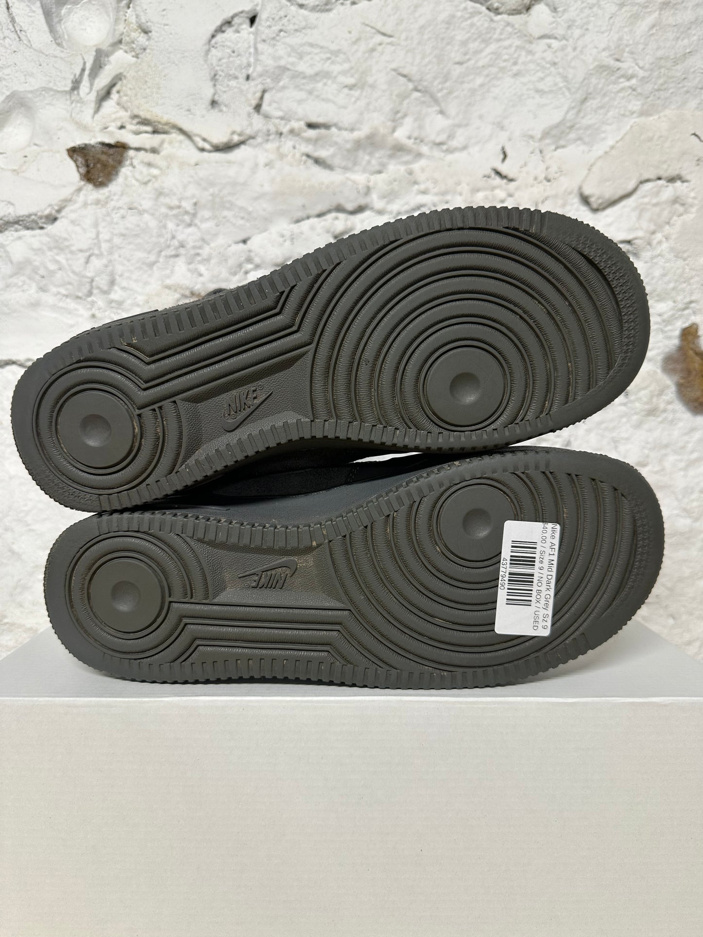 Nike Air Force 1 Mid Dark Grey Sz 9