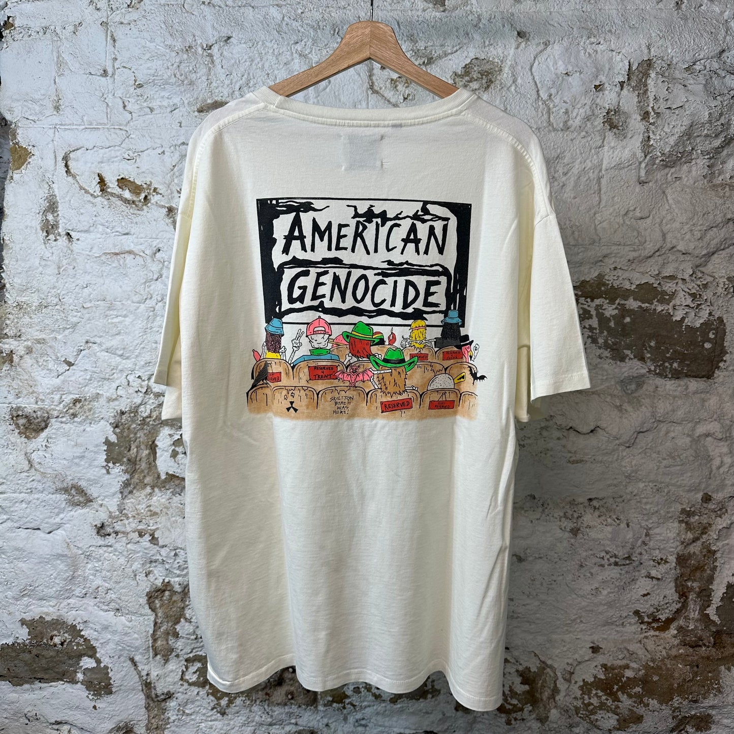 Gallery Dept American Genocide T-shirt White Sz XL