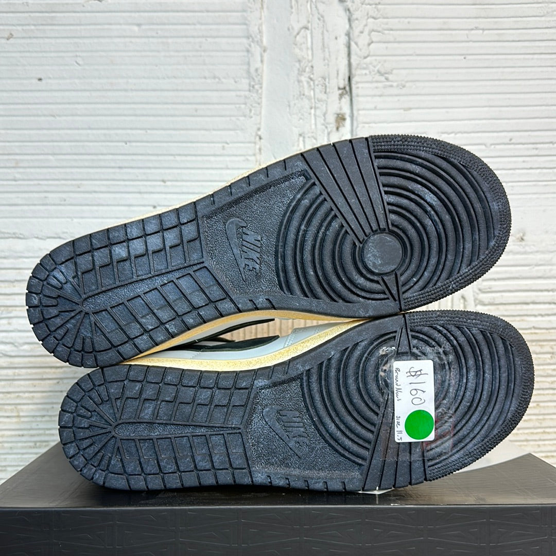 Nike Air Jordan Air Ship A Ma Maniere White Black Sz 11.5 DS