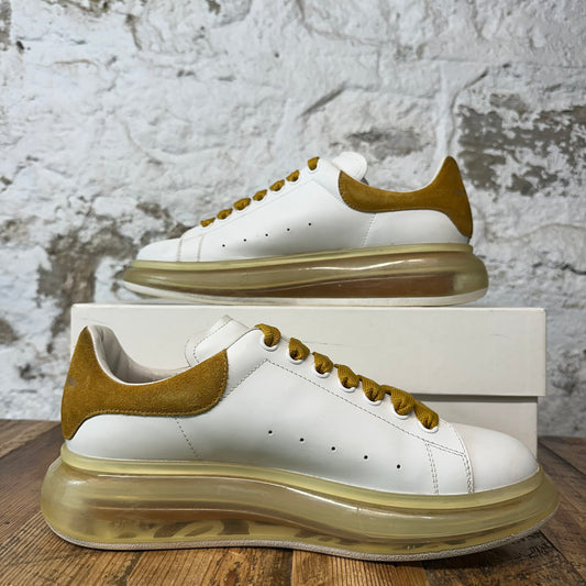 Alexander Mcqueen Mineral Yellow Tab White Sneaker Sz 10 (43)